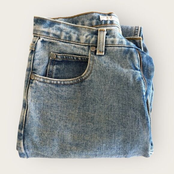 Vintage 90s Geoffrey Beene Sport High-Rise Tapered Jeans | 100% Cotton | Size 6 - Picture 5 of 7